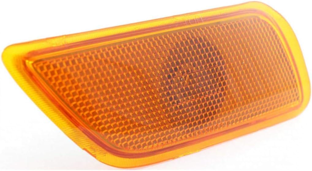 Front Marker Lamp Assembly Right Passenger Side Direct Replacement Compatible With 2000-2005 Ford Focus FO2551134 2S4Z15A201AB