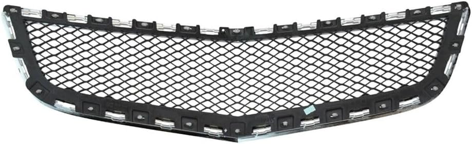 Front Bumper Grille Chrome Shell With Painted Black Insert Direct Replacement Compatible With 2009-2012 Chevrolet Traverse GM1036120 20756061