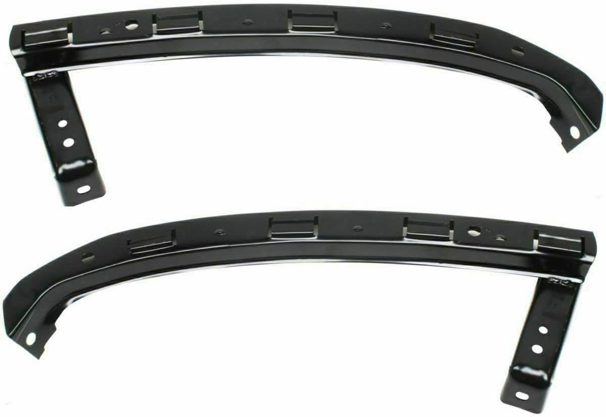 Front Grille Primed Shell and Insert + Bumper Filler Left Driver & Right Passenger Side Direct Replacement Compatible With 2001-2003 Honda Civic HO1088108 HO1089108 HO1200153