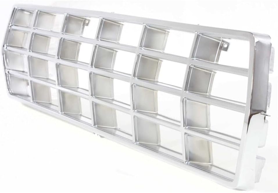 Front Grille Chrome Shell And Insert Direct Replacement Compatible With 1978-1979 Ford F-Series FO1200111 D8TZ8150C