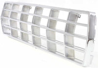 Front Grille Chrome Shell And Insert Direct Replacement Compatible With 1978-1979 Ford F-Series FO1200111 D8TZ8150C