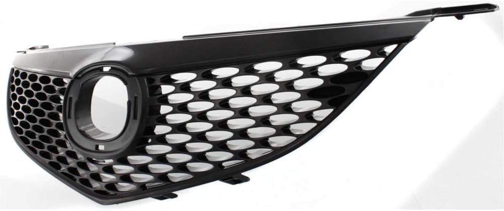 Front Grille Black Shell And Insert Direct Replacement Compatible With 2004-2006 Mazda 3 MA1200172 BN8W50710B33