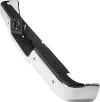 Rear Bumper Chrome Steel With Pad Provision/Without Mounting Bracket Direct Replacement Compatible With 2009-2018 Dodge Ram 1500/2010-2012 2500/3500 CH1103122 68049769AB-PFM