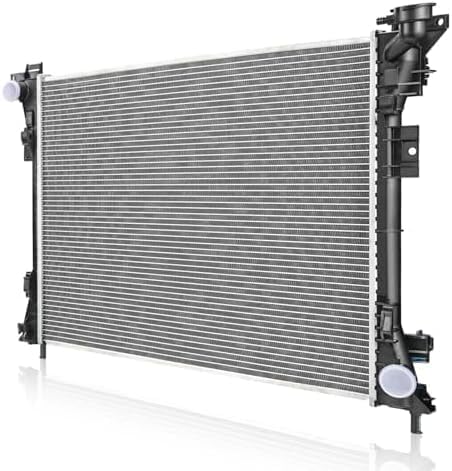 Front Radiator Aluminum Core Direct Replacement Compatible With 2014-2018 Jeep Cherokee CH3010363 CH3010371 68197299AC 68229284AB