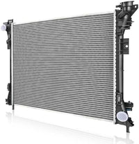 Front Radiator Aluminum Core Direct Replacement Compatible With 2014-2018 Jeep Cherokee CH3010363 CH3010371 68197299AC 68229284AB