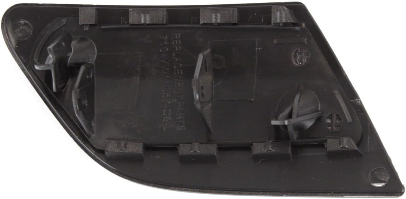 Head Light Washer Cover Left Driver Side Direct Replacement Compatible With 2005-2010 Volkswagen Jetta VW1048100 1K5955109AGRU