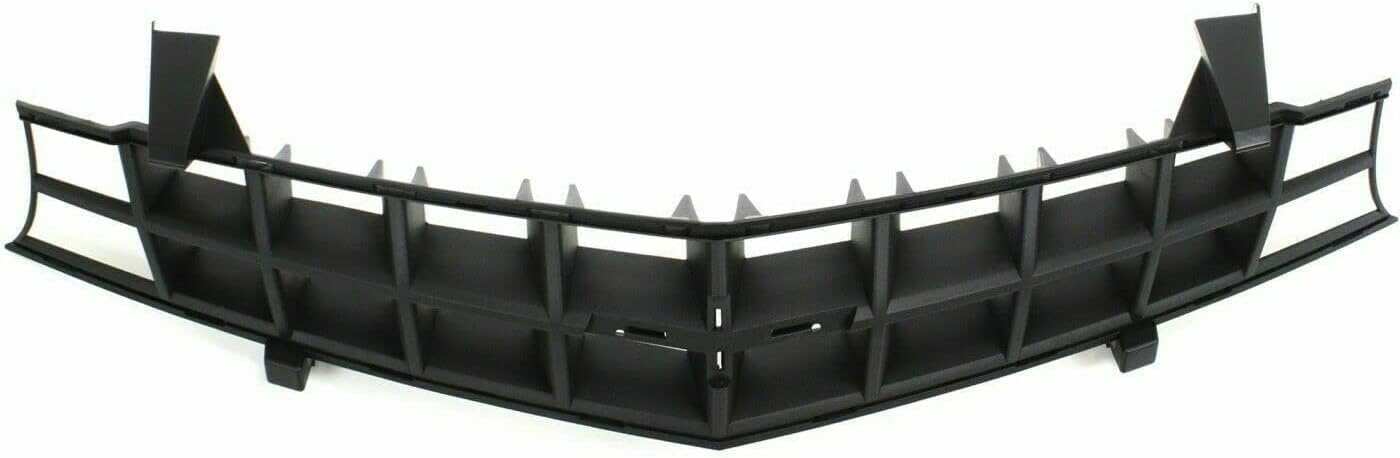Front Upper Textured & Lower Grille Primed Shell and Insert Plastic Direct Replacement Compatible With Chevrolet Camaro 2010-2013 92243533 92228228 GM1200620 GM1036125