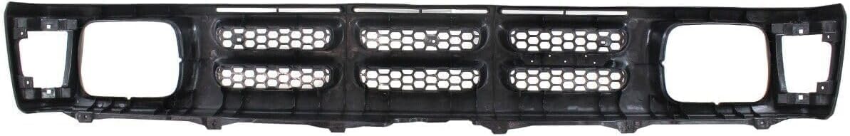 Front Grille Primed Shell And Insert Plastic Direct Replacement Compatible With 1990-1993 Mazda Pickup MA1200127 UE5750710