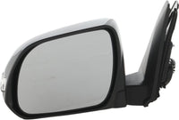 Front Power Mirror Manual Folding Heated Primed Direct Replacement Compatible With 2010-2013 Toyota 4Runner TO1320263 8794035A31-PFM