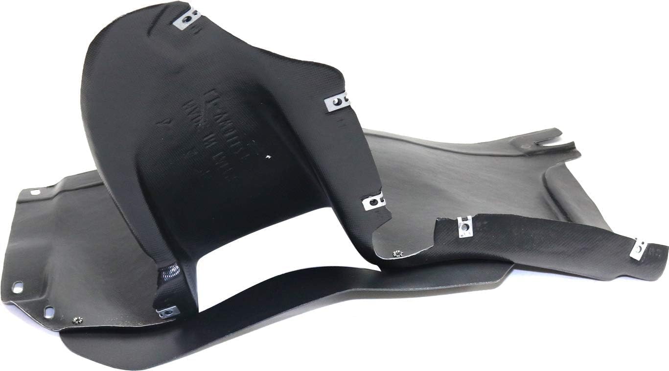 Front Fender Liner Right Passenger Side Direct Replacement Compatible With 2010-2014 Volkswagen Jetta/Golf VW1249133 1K9805912