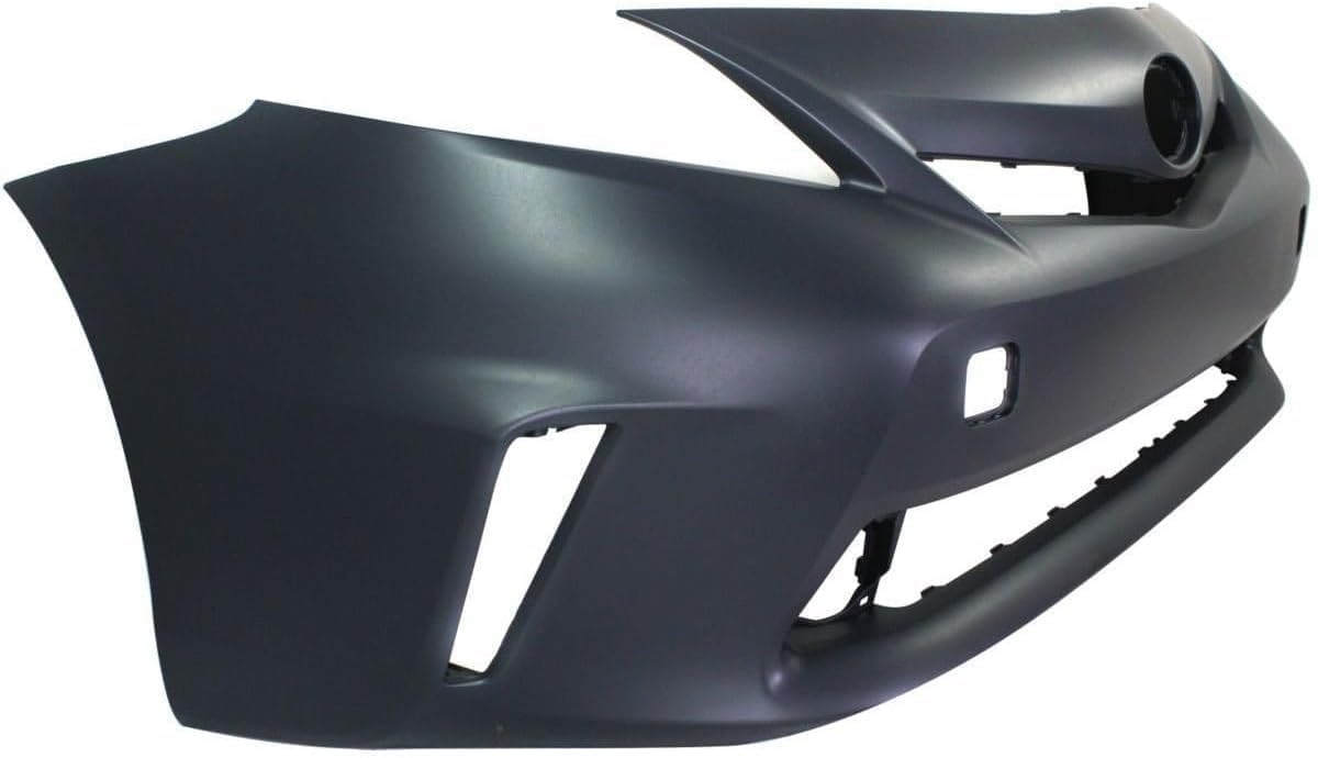 AUTOS PARTS PLUS Front Bumper Cover Primed With Fog Light Holes Direct Replacement Compatible With 2012-2014 Toyota Prius TO1000388 5211947923