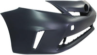 AUTOS PARTS PLUS Front Bumper Cover Primed With Fog Light Holes Direct Replacement Compatible With 2012-2014 Toyota Prius TO1000388 5211947923