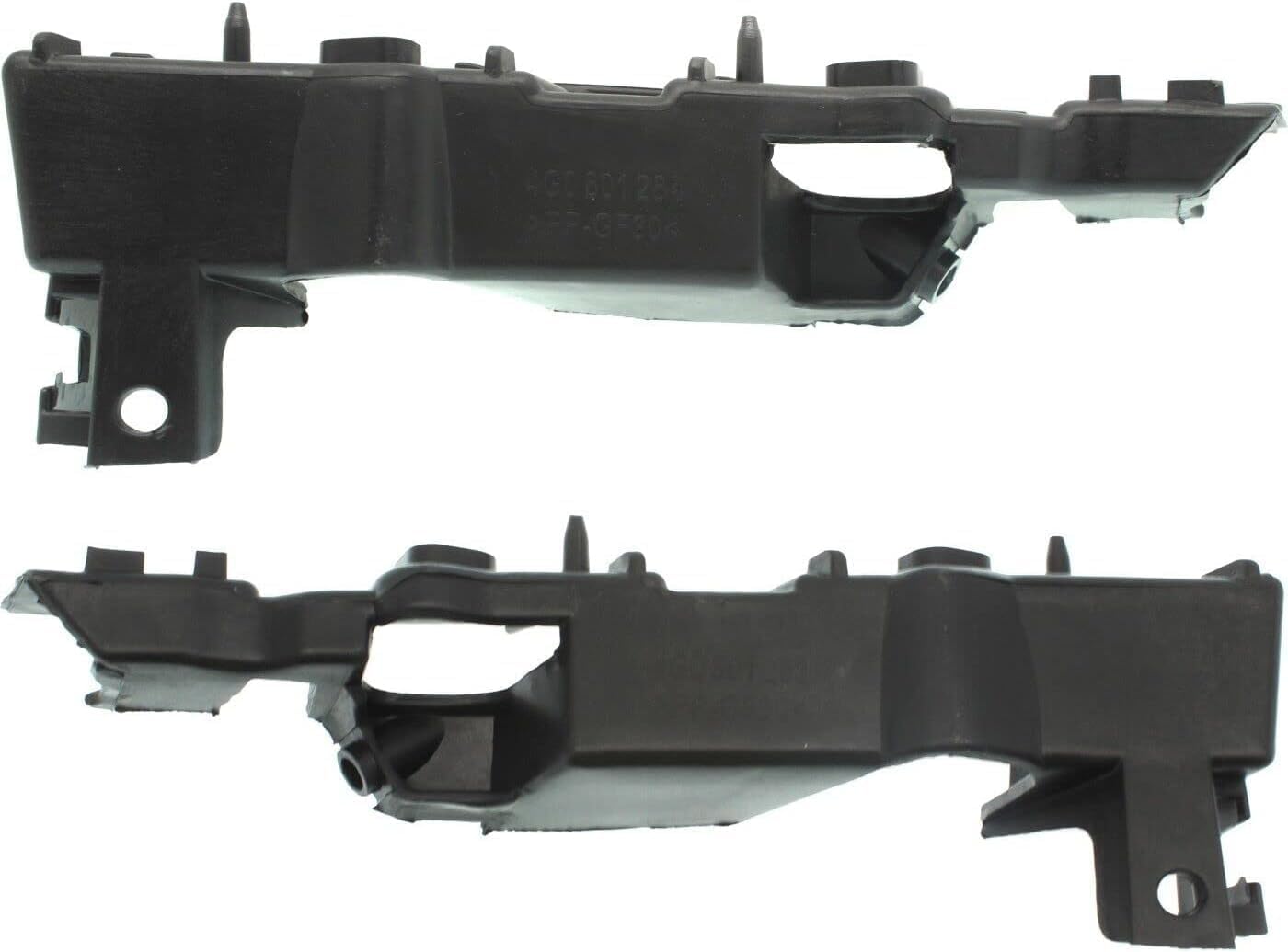Set Of 2 Front Bumper Retainer Plastic Left Driver & Right Passenger Side Direct Replacement Compatible With 2012-2018 Audi A6 /Quattro / 2013-2018 S6 AU1043103 AU1042103