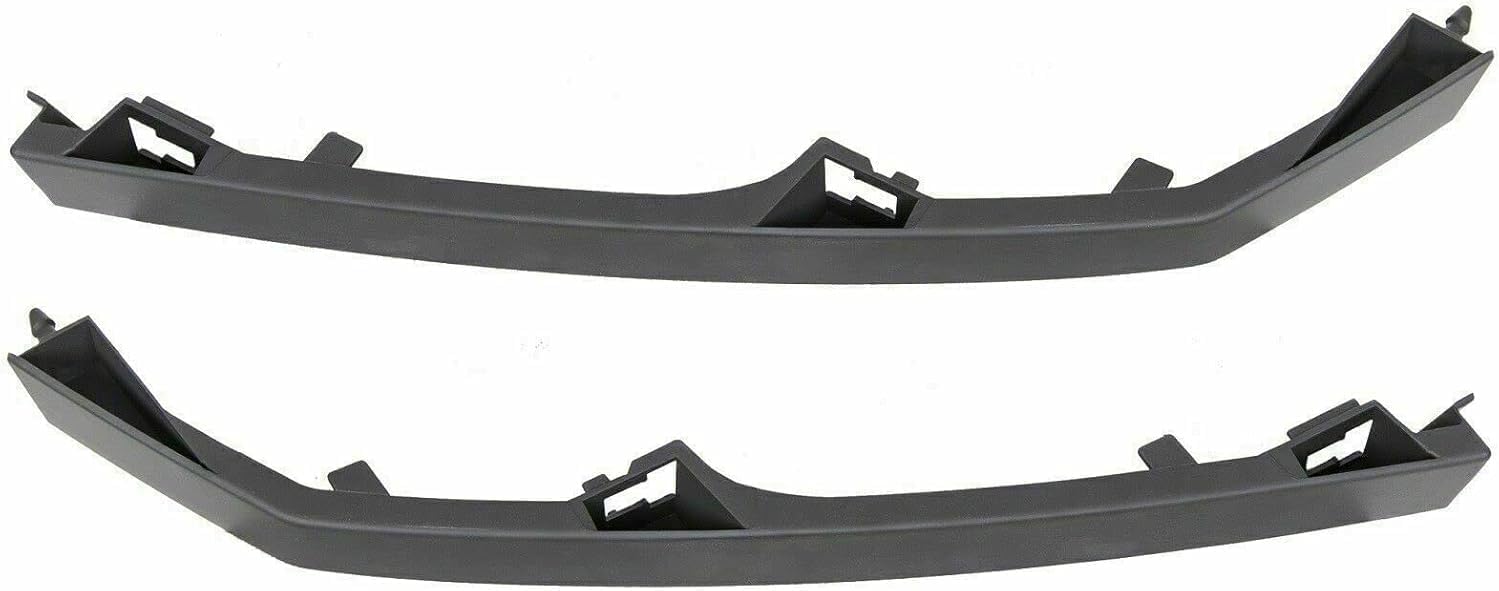 Set Of 2 Front Bumper Filler Primed Right Passenger & Left Driver Side Direct Replacement Compatible With Nissan Armada 2004-2008 / Titan 2004-2015 / Infiniti QX56 2004-2010 NI1089106