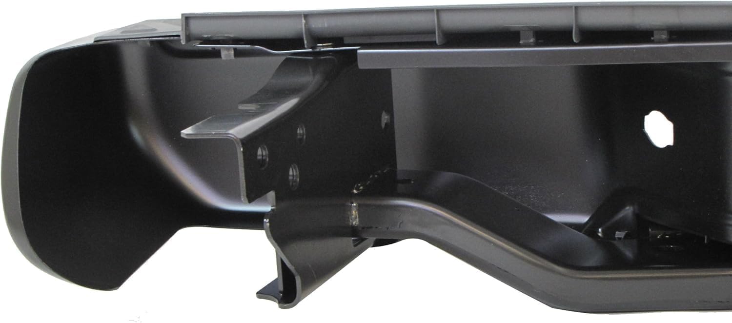 Rear Bumper Face Bar Black Steel With Step Pad Assembly Direct Replacement Compatible With 2005-2021 Nissan Frontier NI1103115 850229BF1D-PFM