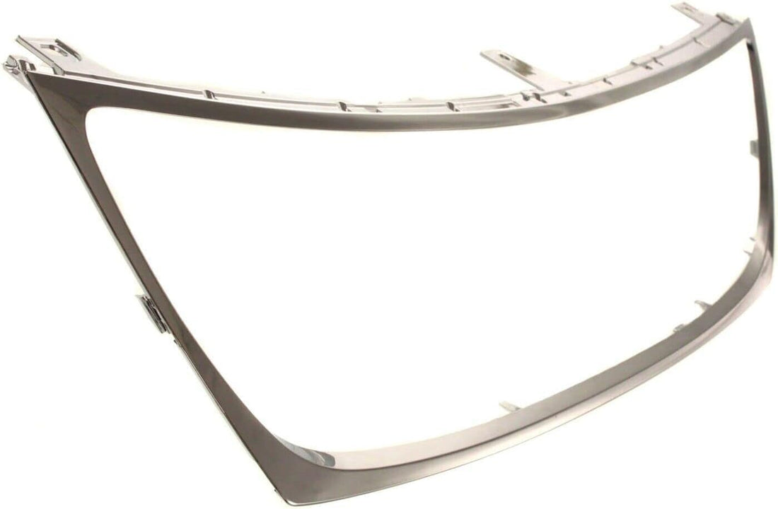 Front Bumper Center Grille Molding Chrome Plastic Direct Replacement Compatible With 2006 Lexus GS300 / 2007 GS350 LX1210101 5271130231