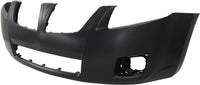 Front Bumper Cover Primed Plastic + Lower Center Grille + Fog Lights + Trim Left Driver & Right Passenger Side Replacement Compatible With 2009-2010 Pontiac Vibe