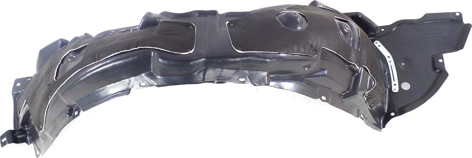 Front Fender Liner Right Passenger Side Direct Replacement Compatible With 2009-2010 Lexus IS250 / IS350 LX1249115 5380553040
