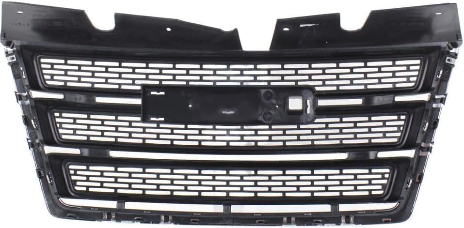 Front Grille Primed Shell And Insert Plastic Without Chrome Package Direct Replacement Compatible With 2010-2015 GMC Terrain GM1200630 22764303