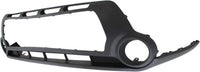Front Bumper Cover Lower + Center Grille Textured Direct Replacement Compatible With 2014-2016 Kia Soul KI1015104 KI1036119 86561B2000 86512B2000