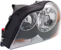 Set Of 2 Front Head Light Assembly Plastic Left Driver & Right Passenger Side Direct Replacement Compatible With 2003-2005 Volvo XC90 VO2502112 VO2503112 312768096 312768104