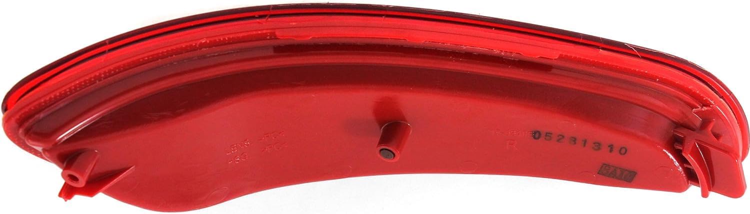 Rear Bumper Reflector Right Passenger Side Direct Replacement Compatible With 2010-2012 Hyundai Santa Fe HY1185107 924092B510
