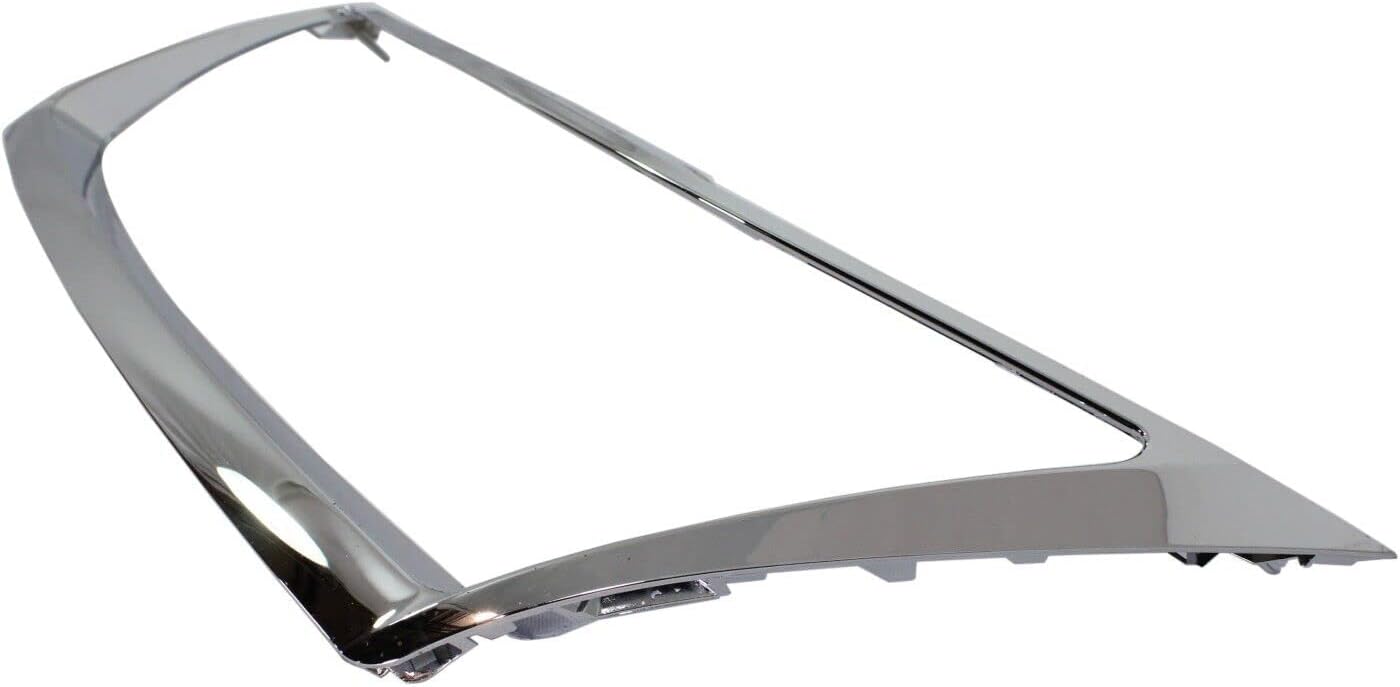 Front Center Main Grille Trim Molding Chrome Direct Replacement Compatible With 2010-2012 Lexus ES350 LX1210103 5311133350