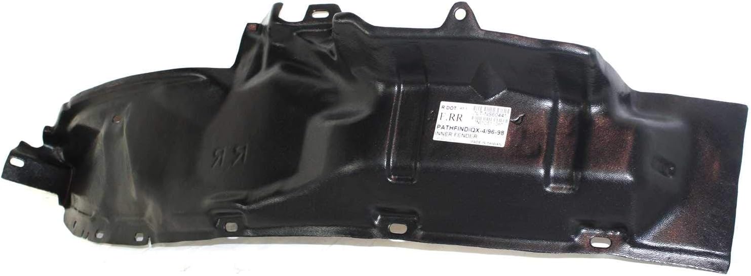 Front Fender Liner Rear Section Right Passenger Side Direct Replacement Compatible with 1999-2004 Nissan Pathfinder NI1251116 638422W100