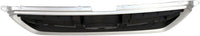 Front Grille Assembly Silver Shell With Black Insert Plastic Direct Replacement Compatible With 2012-2014 Subaru Impreza SU1200145 91122FJ010