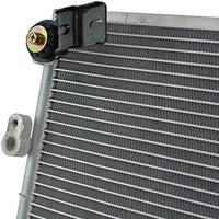 Front A/C Condenser Aluminum Core Direct Replacement Compatible With 2001-2007 Toyota Highlander TO3030116 8846048020
