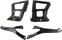 Set Of 4 Rear Bumper Mounting Bracket Left Driver & Right Passenger Side Direct Replacement Compatible With 2009-2018 Dodge Ram 1500 CH1165104 68049744AA