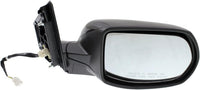 Front Power Mirror Manual Folding Non-Heated Primed Right Passenger Side Direct Replacement Compatible With 2012-2014 Honda CR-V HO1321268 76208T0AA11-PFM