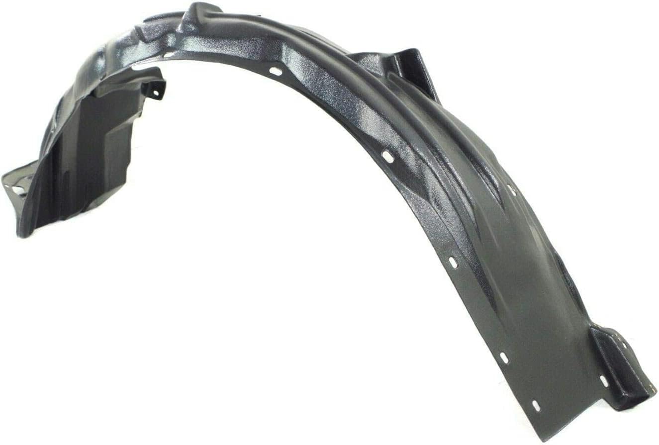 Front Fender Liner Left Driver Side Direct Replacement Compatible With 2003-2007 Honda Accord HO1248126 74151SDCA00