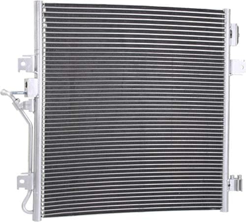 Front A/C Condenser Aluminum Core Direct Replacement Compatible With 2007-2010 Dodge Nitro / 2009-2012 Jeep Liberty CH3030229 68033237AB