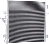 Front A/C Condenser Aluminum Core Direct Replacement Compatible With 2007-2010 Dodge Nitro / 2009-2012 Jeep Liberty CH3030229 68033237AB