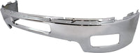 New Front Bumper Chrome Impact Bar With Fog Light Hole Direct Replacement For Chevrolet Silverado 2500HD 3500HD 2011-2014 25883349