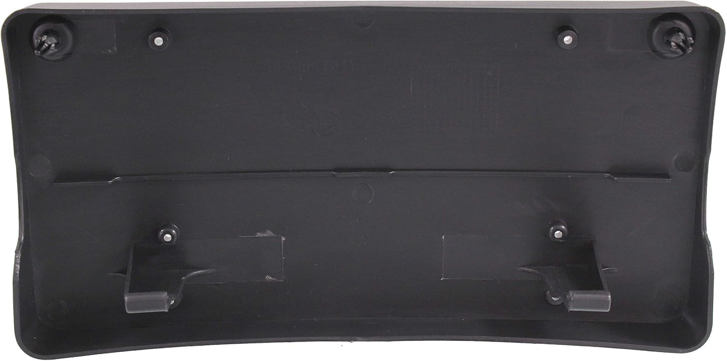 Front License Plate Bracket Textured Direct Replacement Compatible with 2008-2011 Mercedes Benz C-Class MB1068109 2048170178