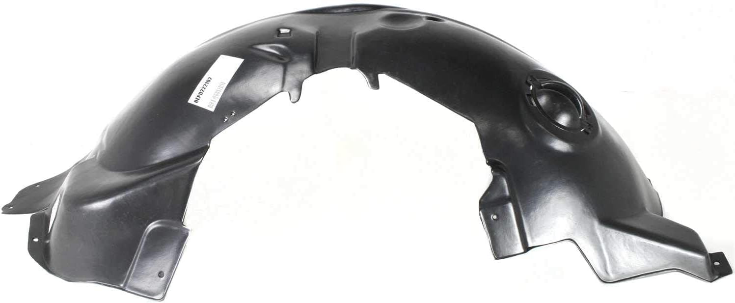 Front Fender Liner Left Driver Side Direct Replacement Compatible With 2007-2011 Dodge Nitro CH1248140 55157171AD