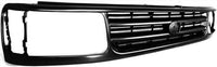 Front Grille Assembly Painted Gray Shell And Insert With Headlight Holes & Emblem Provision Direct Replacement Compatible With 1993-1998 Toyota T100 TO1200191 5311134010