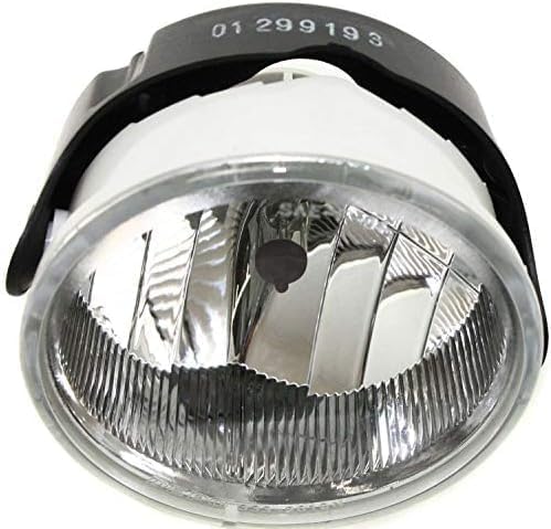 Set Of 2 Front Fog Light Assembly Plastic Left Driver & Right Passenger Side Direct Replacement Compatible With 2004 Jeep Grand Cherokee CH2592126 55156733AC