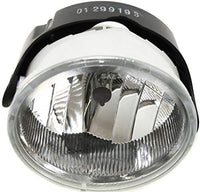 Set Of 2 Front Fog Light Assembly Plastic Left Driver & Right Passenger Side Direct Replacement Compatible With 2004 Jeep Grand Cherokee CH2592126 55156733AC