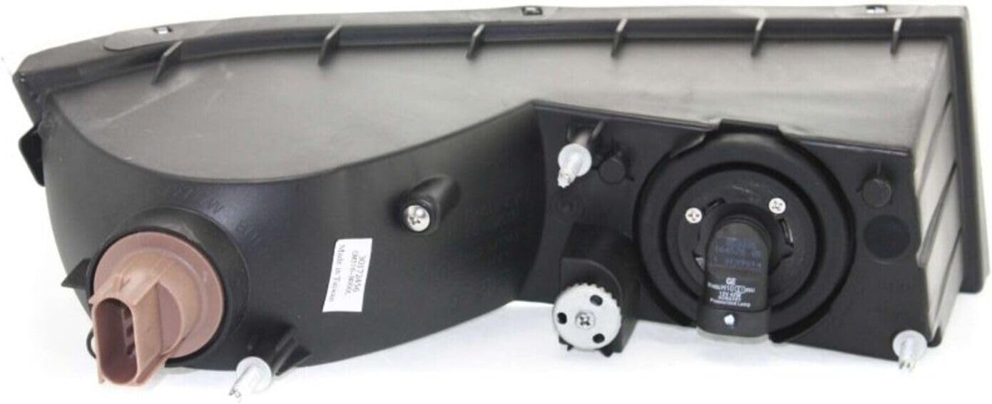 Front Fog Light Assembly Left Driver Side Direct Replacement Compatible With 2007-2014 Cadillac Escalade-ESV / 2007-2014 Escalade / 2007-2013 Escalade-EXT GM2592163 10383562