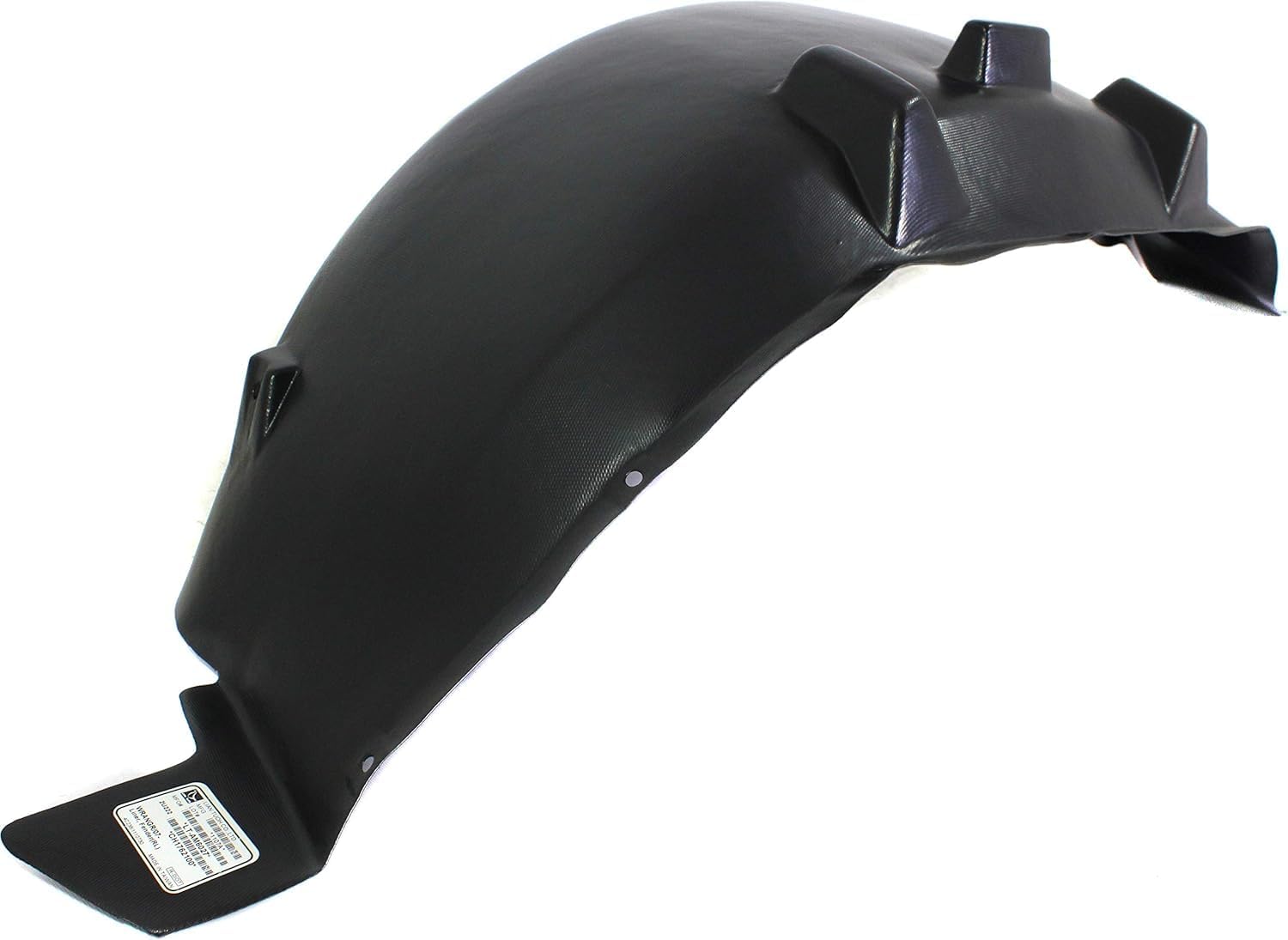 Rear Fender Liner Left Driver Side Direct Replacement Compatible With 2007-2017 Jeep Wrangler / 2018 JK CH1762100 55157127AK