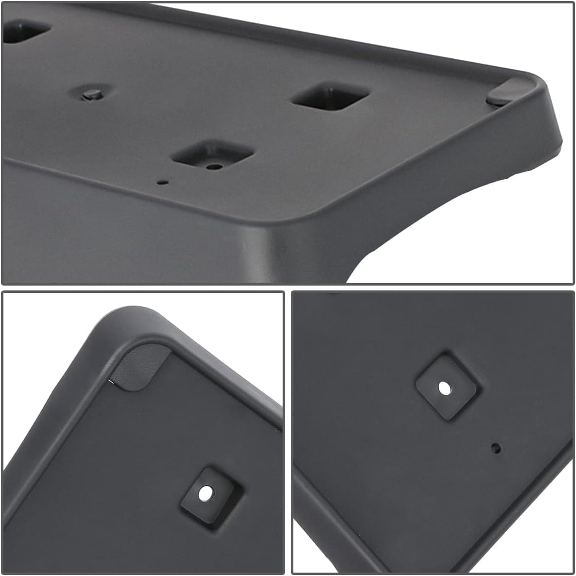 Front License Plate Bracket Textured Direct Replacement Compatible with 2015-2023 Dodge Charger CH1068133 68238771AC