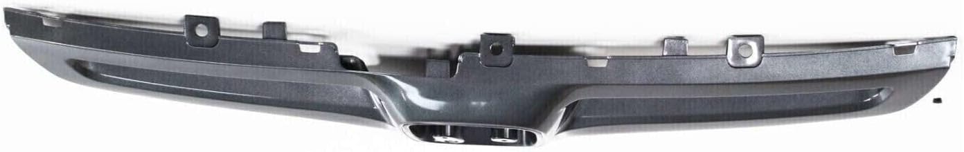 AUTOS PARTS PLUS Front Bumper Upper Grille Primed Plastic Direct Replacement Compatible With 2003-2005 Honda Accord HO1200157 71121SDAA00