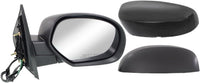 AUTOS PARTS PLUS Front Power Mirror Manual Folding With 1 Primed And 1 Textured Cap Right & Left Side Direct Replacement Compatible With Silverado/Sierra 1500 2007-2013/2500 HD 3500 HD 07-14