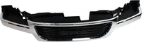 Front Grille Chrome Shell/Black Insert Direct Replacement Compatible With 2004-2012 GMC Canyon GM1200530 12335793