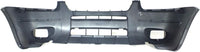 AUTOS PARTS PLUS Front Bumper Cover Primed With Fog Light Holes Direct Replacement Compatible With 2002-2004 Ford Escape FO1000545 2L8Z17D957AAPTM
