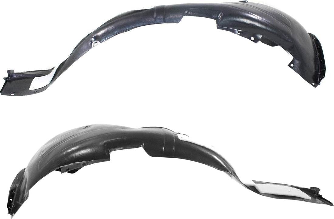 Set Of 2 Front Fender Liner Left Driver & Right Passenger Side Direct Replacement Compatible With 2017-2018 Hyundai Elantra HY1249161 HY1249159 HY1248161 86811F3000 86812F3000