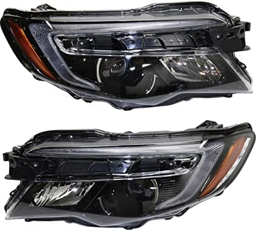 Set Of 2 Front Headlight Assembly Right Passenger & Left Driver Side Direct Replacement Compatible With 2016-2018 Honda Pilot / 2017-2020 Ridgeline HO2503165 HO2502165 33150TG7A02
